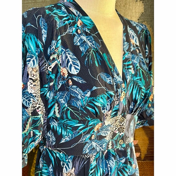 Anthropologie Conditions Apply Samita Blouse S - Picture 9 of 14